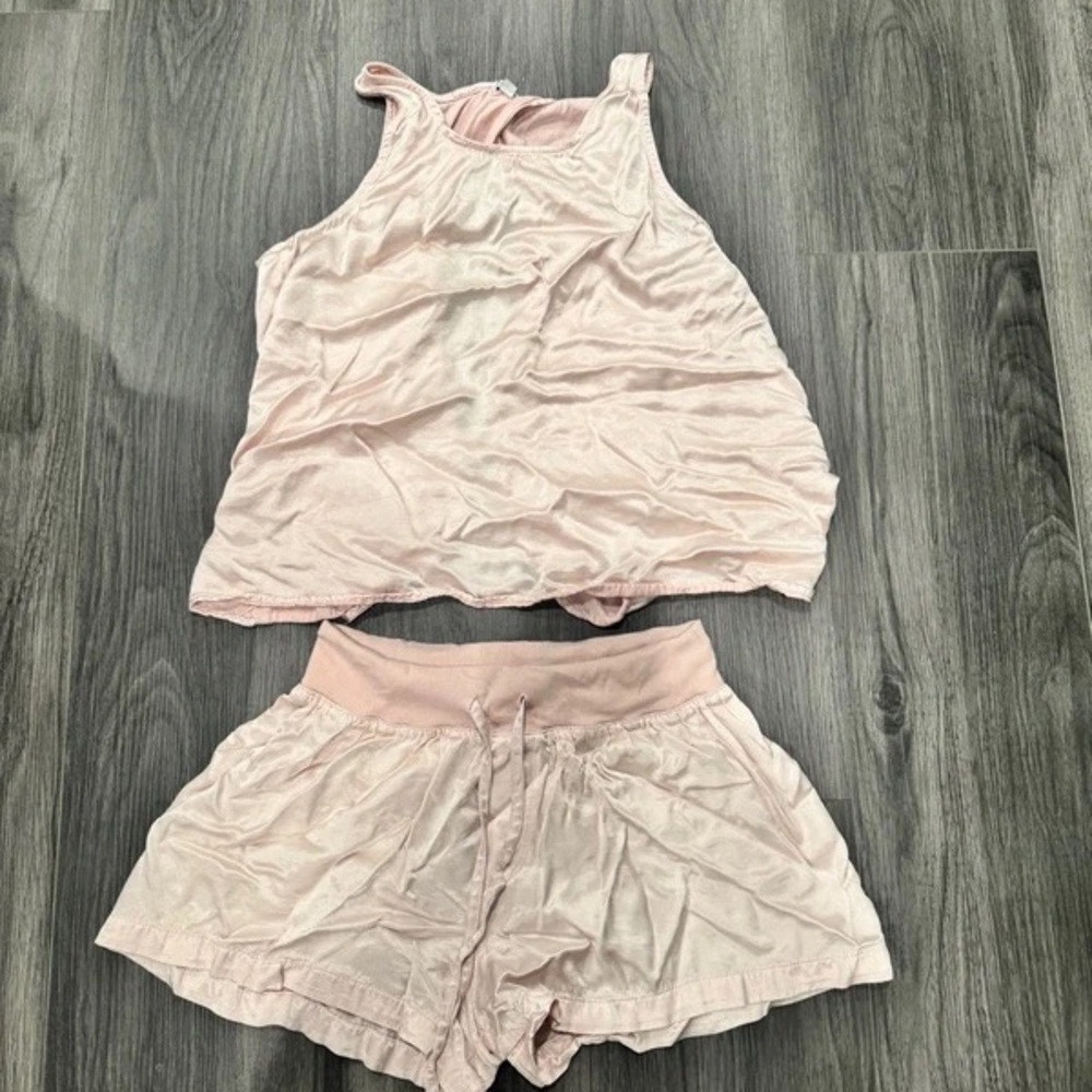 Harlow Pale Pink Tank & Drawstring Short Sleep Set